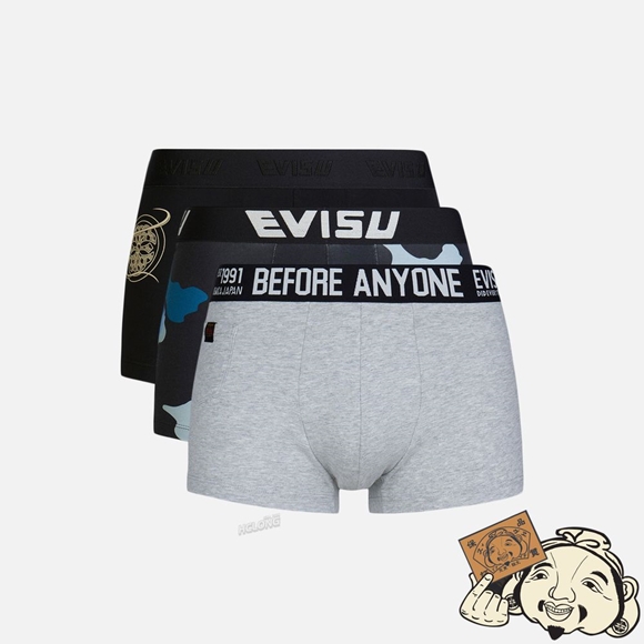 Men Evisu THREE-PACK MIXED TRUNKS | 792ZCVXLS