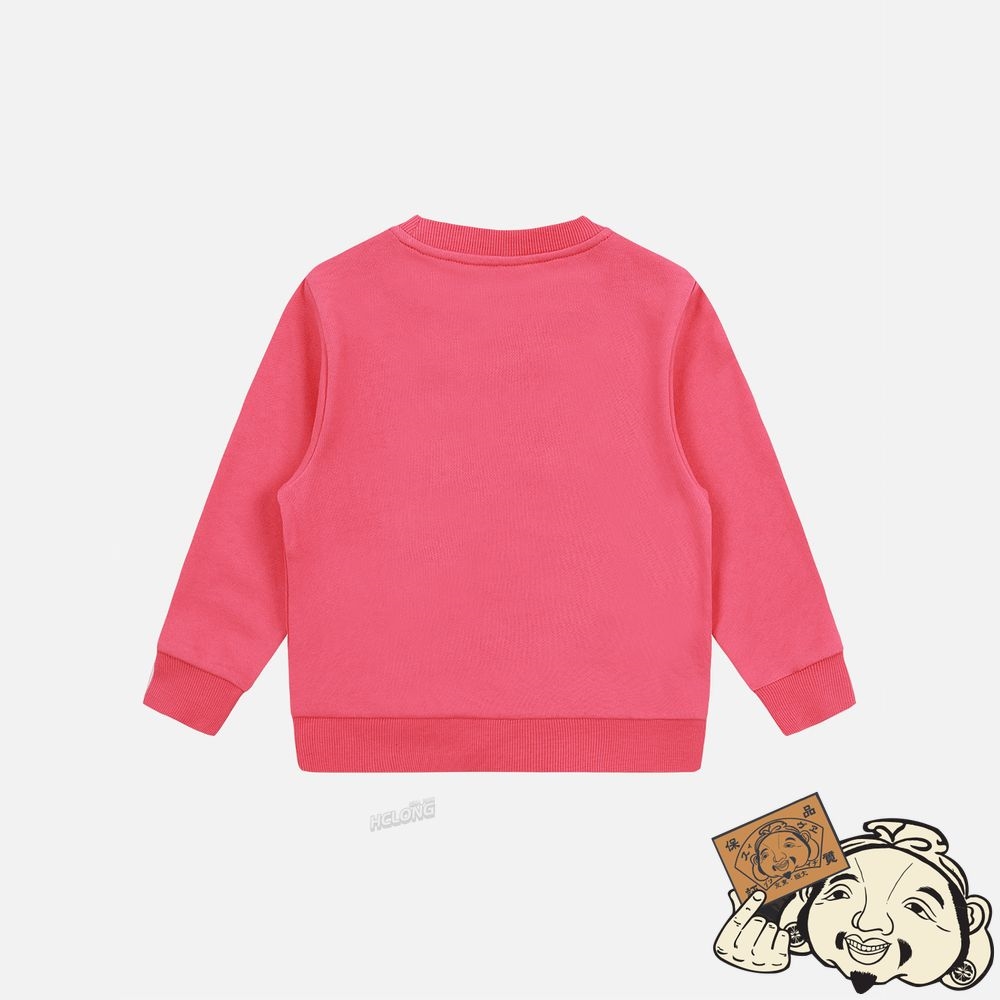 Kids Evisu BEAR AND SLOGAN PRINT SWEATSHIRT Rose | 741EQSWZT
