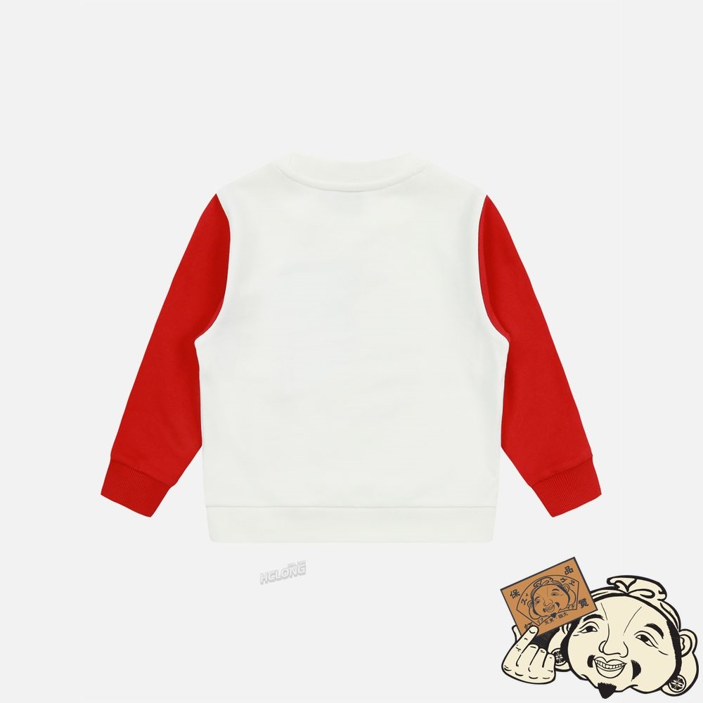 Kids Evisu DARUMA BUDDIES PRINT SWEATSHIRT Blanche | 765INORWZ