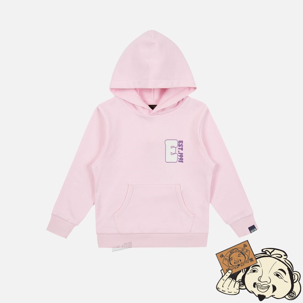 Kids Evisu DARUMA PRINT HOODED SWEATSHIRT Rose | 304YWNSMU