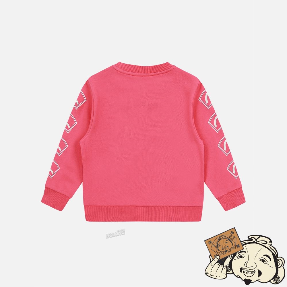 Kids Evisu FORTUNE CAT “HIDE-AND-SEEK” PRINT SWEATSHIRT Rose | 819KWYNSC