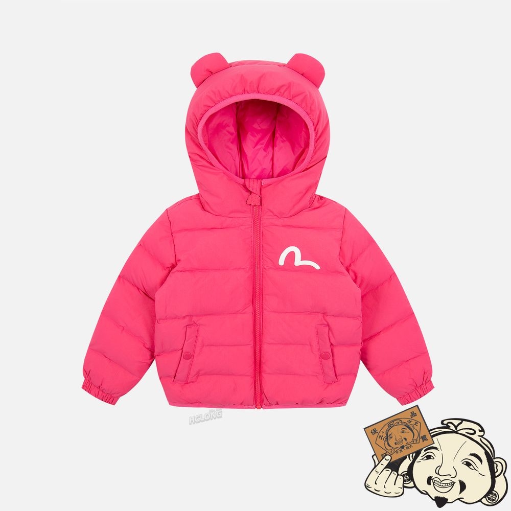 Kids Evisu SEAGULL PRINT DOWN JACKET Rose | 965JQHCKM