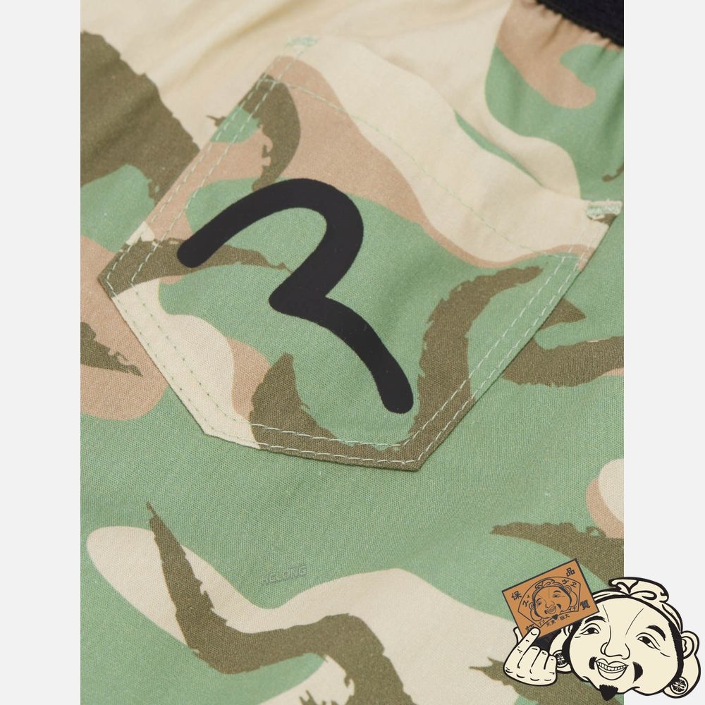Men Evisu ALLOVER CAMOUFLAGE PATTERN PRINT BOXER SHORTS CAMOUFLAGE | 098AKETBW