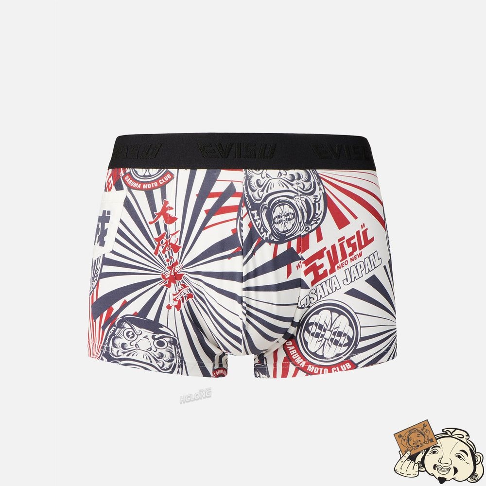 Men Evisu ALLOVER DARUMA PRINT TRUNKS MULTIPLE | 386XWAENR