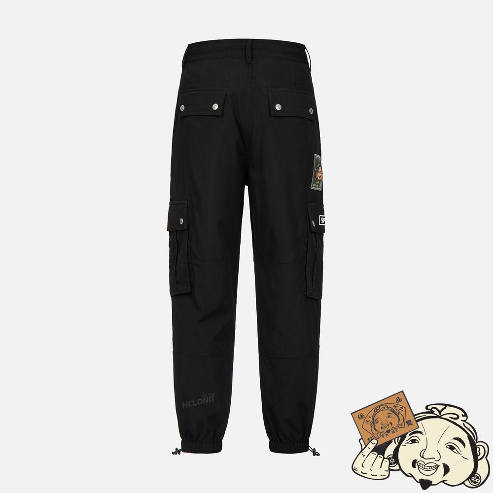 Men Evisu GODHEAD APPLIQUÉ LOOSE FIT JOGGER PANTS Noir | 657FTJADE