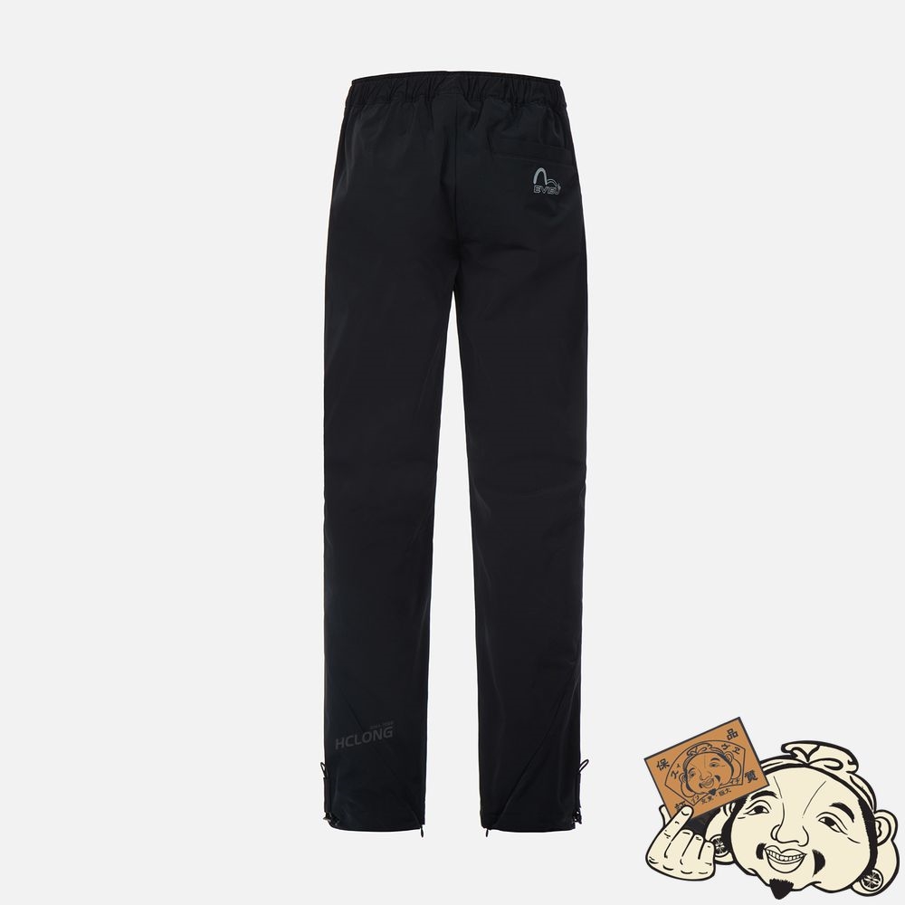 Men Evisu LOGO PRINT JOGGERS Noir | 428KDCZFY