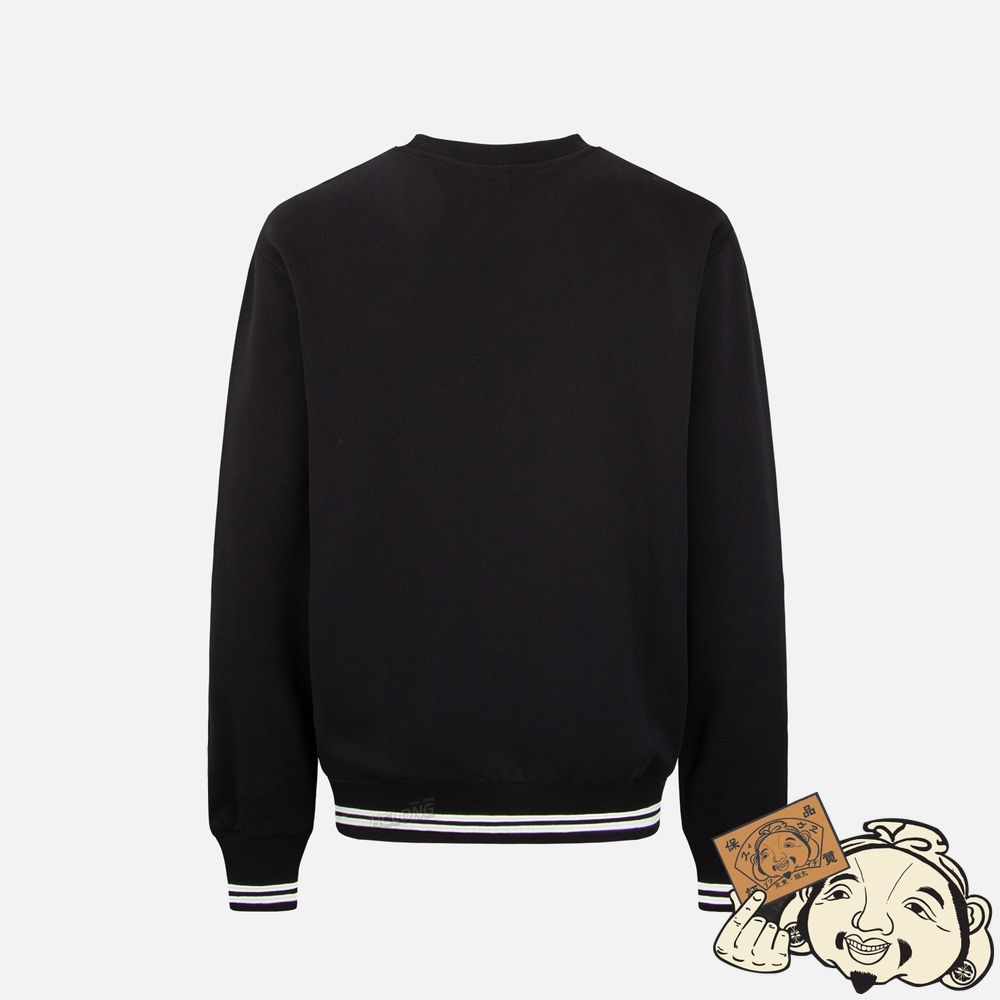 Men Evisu LOGO PRINT SWEATSHIRT Noir | 817DRNUOL