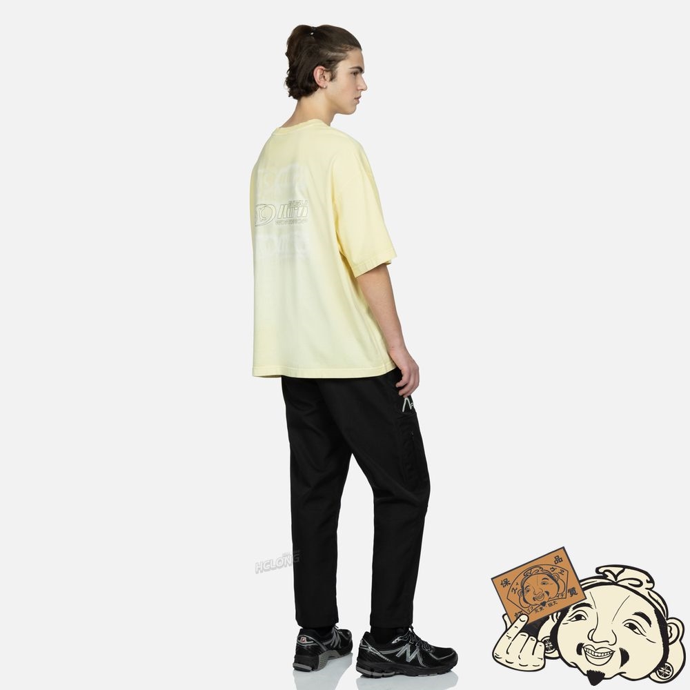 Men Evisu LOGO PRINT TRIO T-SHIRT Jaune | 839EGCJWT