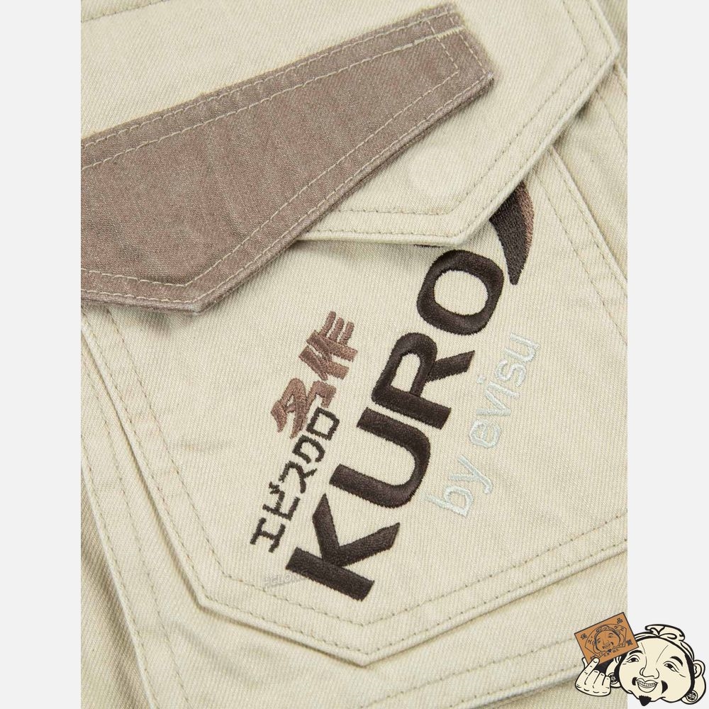 Men Evisu MONOGRAM PRINT DENIM JACKET Beige | 905YOWIZS