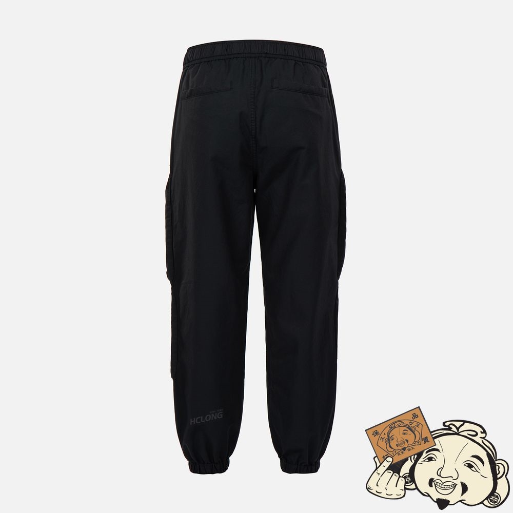 Men Evisu MULTI 3D POCKET JOGGERS Noir | 240DBNVFX