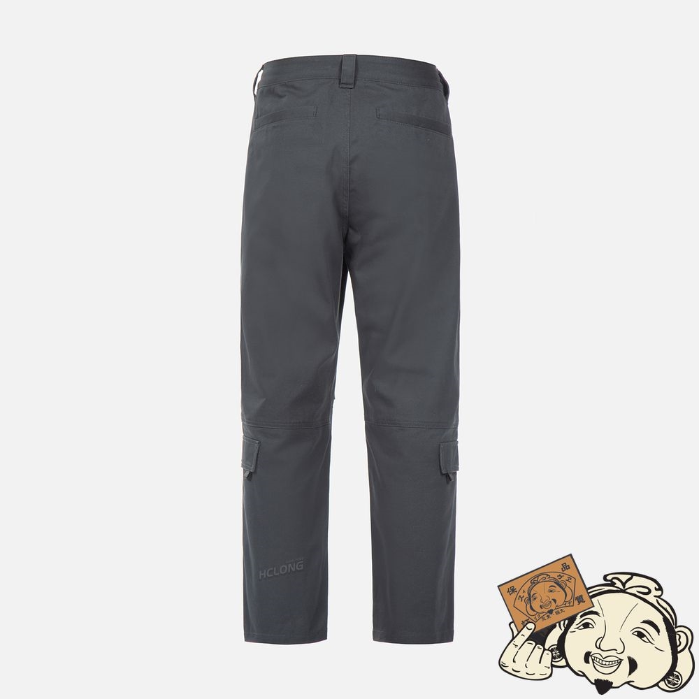 Men Evisu MULTI POCKETS CARGO PANTS CHARCOAL | 293KICSUQ