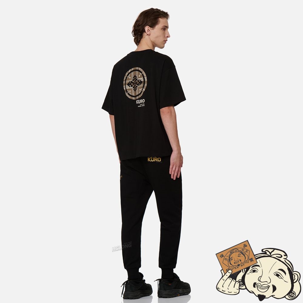 Men Evisu PAISLEY KAMON PRINT T-SHIRT Noir | 194CTXNOW