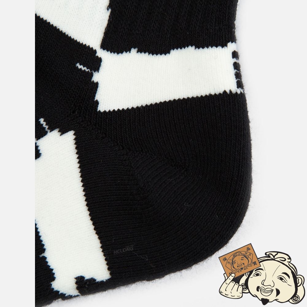 Men Evisu PATTERN AND LOGO JACQUARD LONG SOCKS MULTIPLE | 692HBVKIM