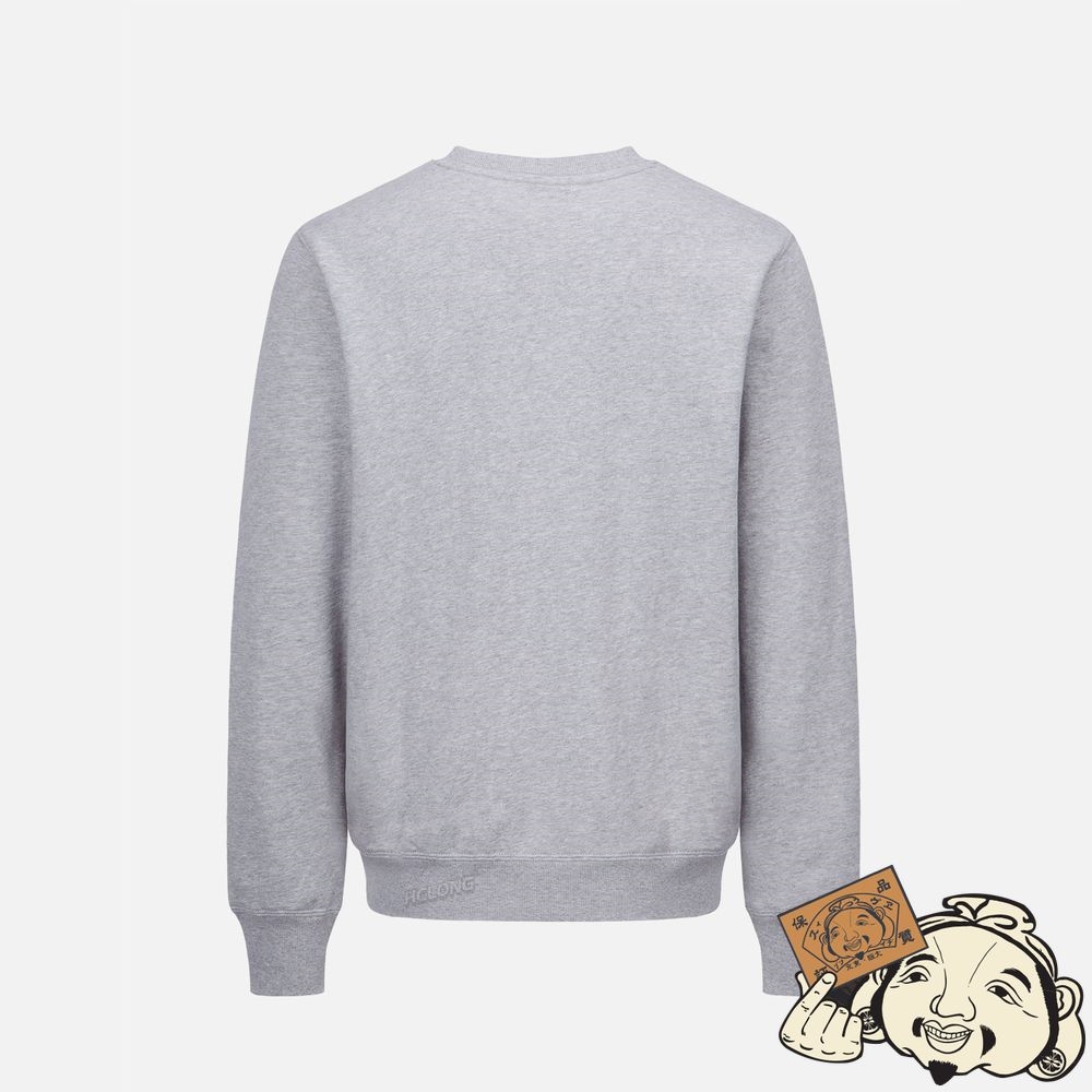 Men Evisu SEAGULL PRINT SWEATSHIRT Grise | 934AYMHNF