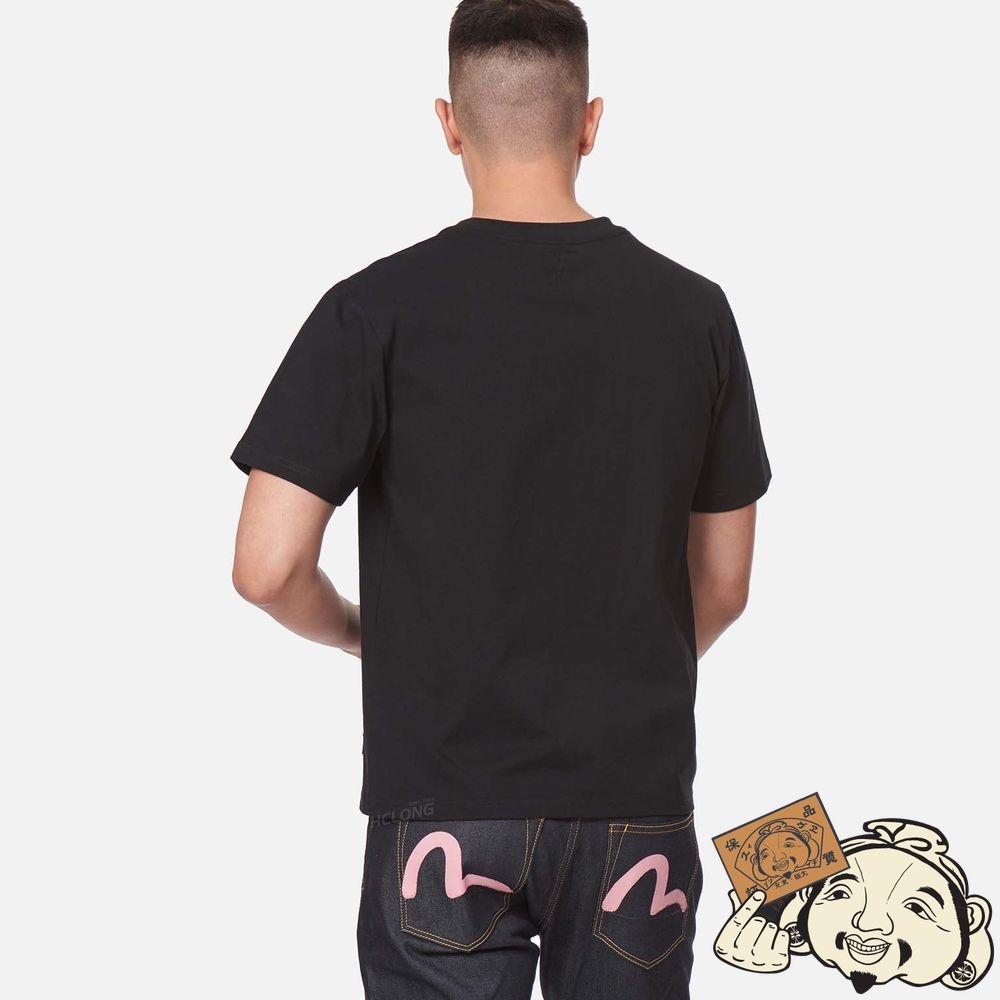 Men Evisu SEAGULL PRINT T-SHIRT Noir | 157YJLCQW