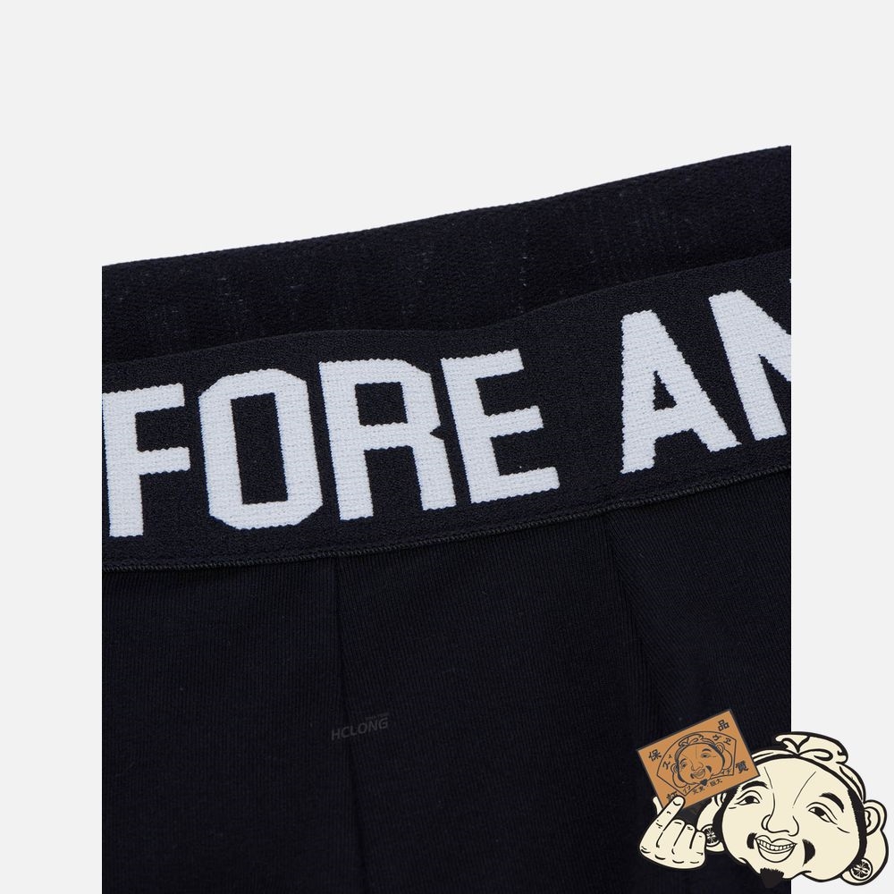Men Evisu SLOGAN JACQUARD WAISTBAND TRUNKS Noir | 521XHRPSD