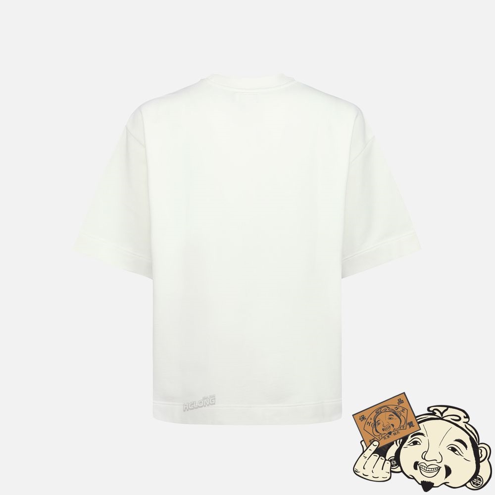 Men Evisu TAIKO DARUMA PRINT SWEATSHIRT Blanche | 502CTFSWX