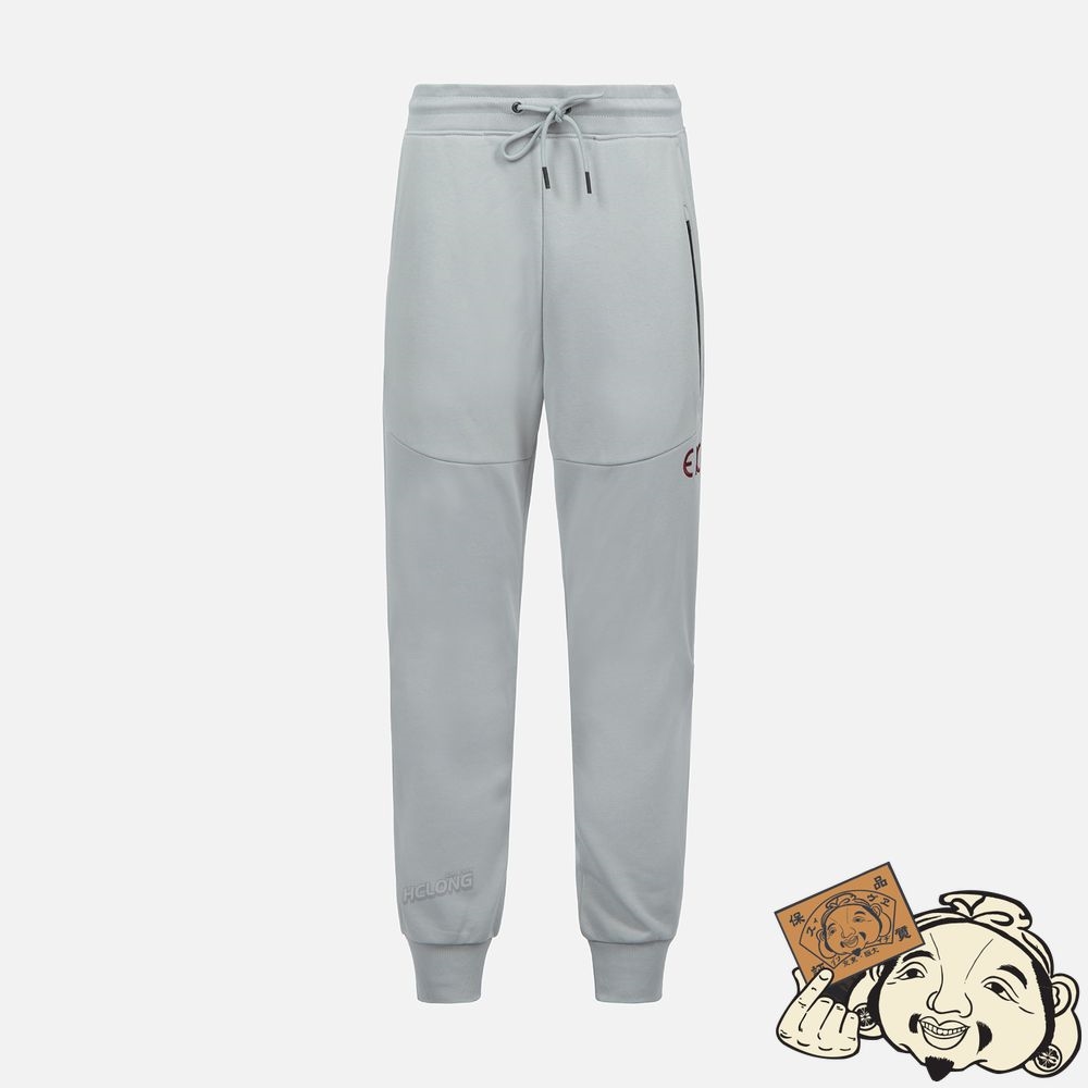 Men Evisu TAPE SEAM POCKET SWEATPANTS Grise | 039OIURQN