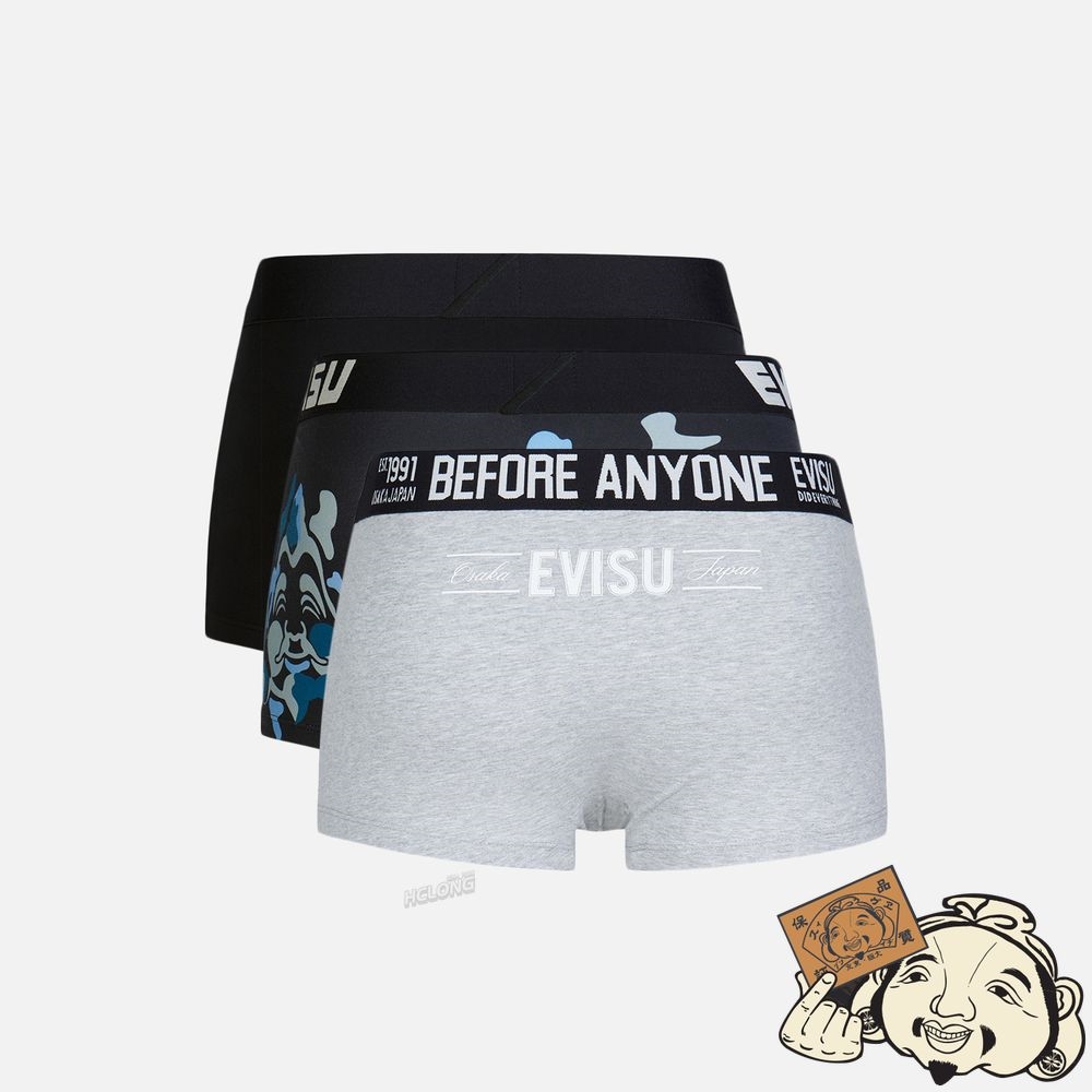 Men Evisu THREE-PACK MIXED TRUNKS | 792ZCVXLS