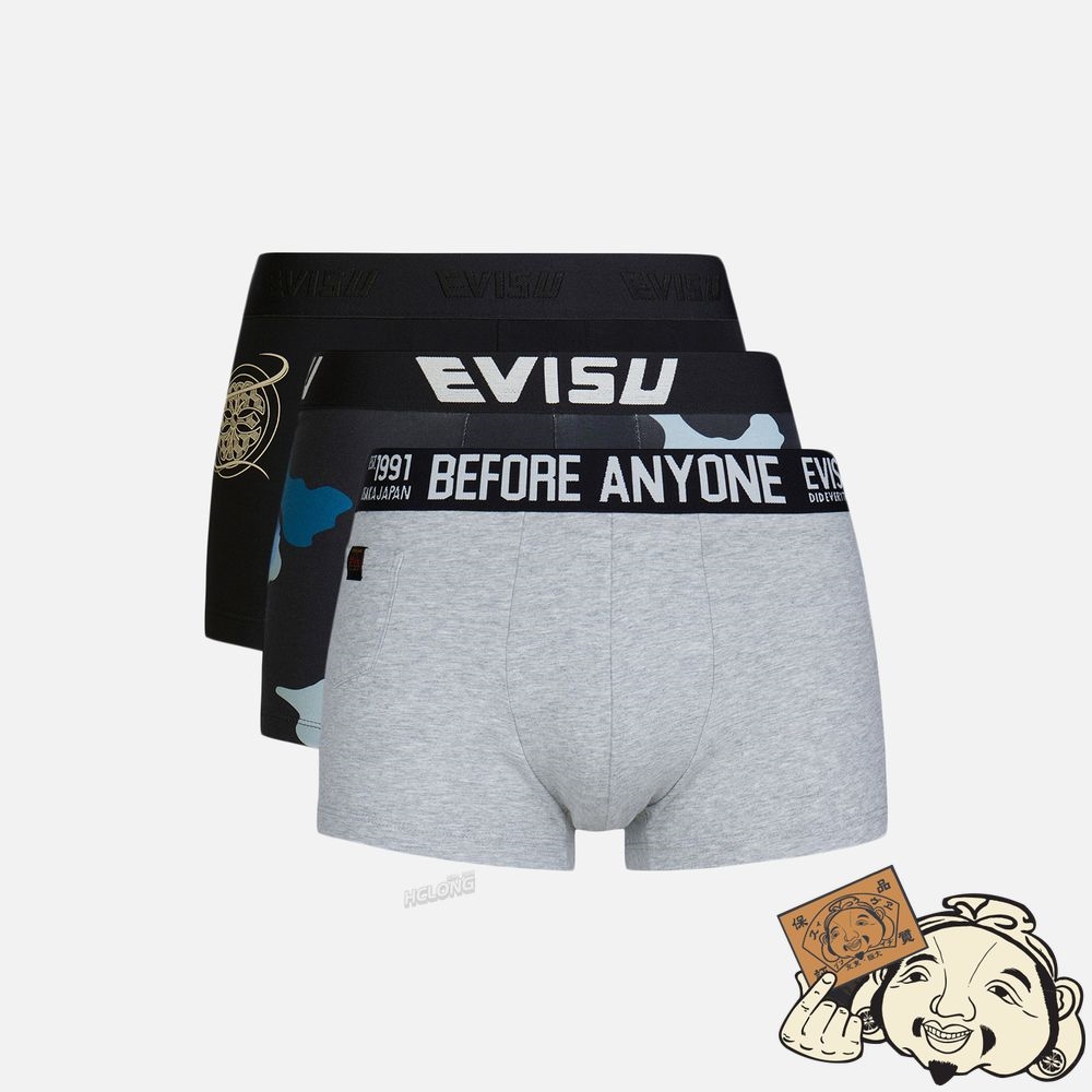 Men Evisu THREE-PACK MIXED TRUNKS | 792ZCVXLS