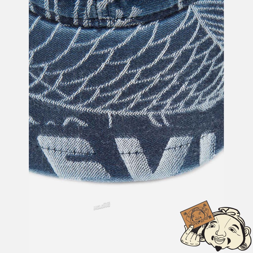 Women Evisu ALLOVER JAPANESE PATTERN JACQUARD CAP Indigo | 580RBIMZT