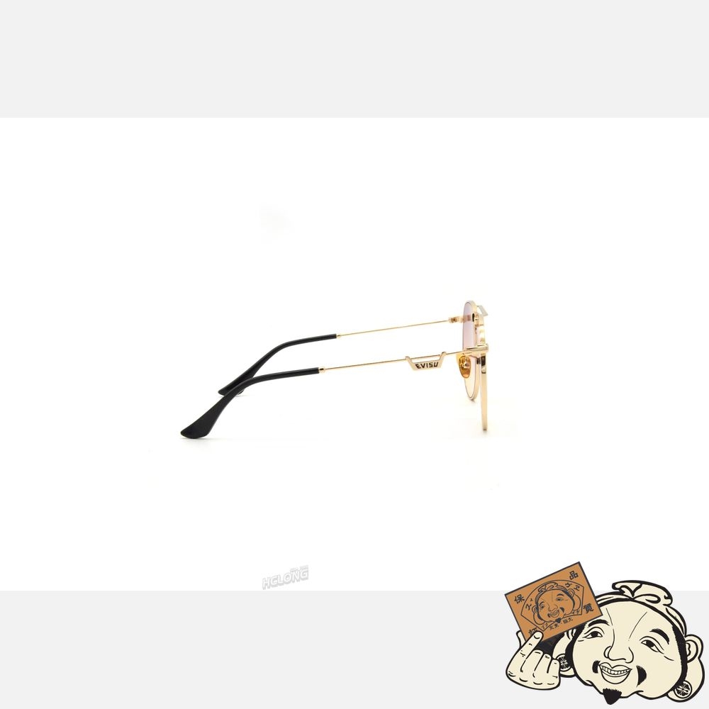 Women Evisu AVIATOR STYLE SUNGLASSES Rose | 463HZRBMN