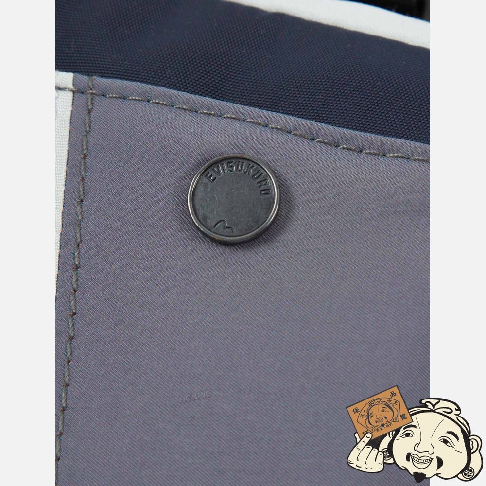 Women Evisu COLORBLOCK CROSSBODY BAG Bleu Marine | 267TEYSZP