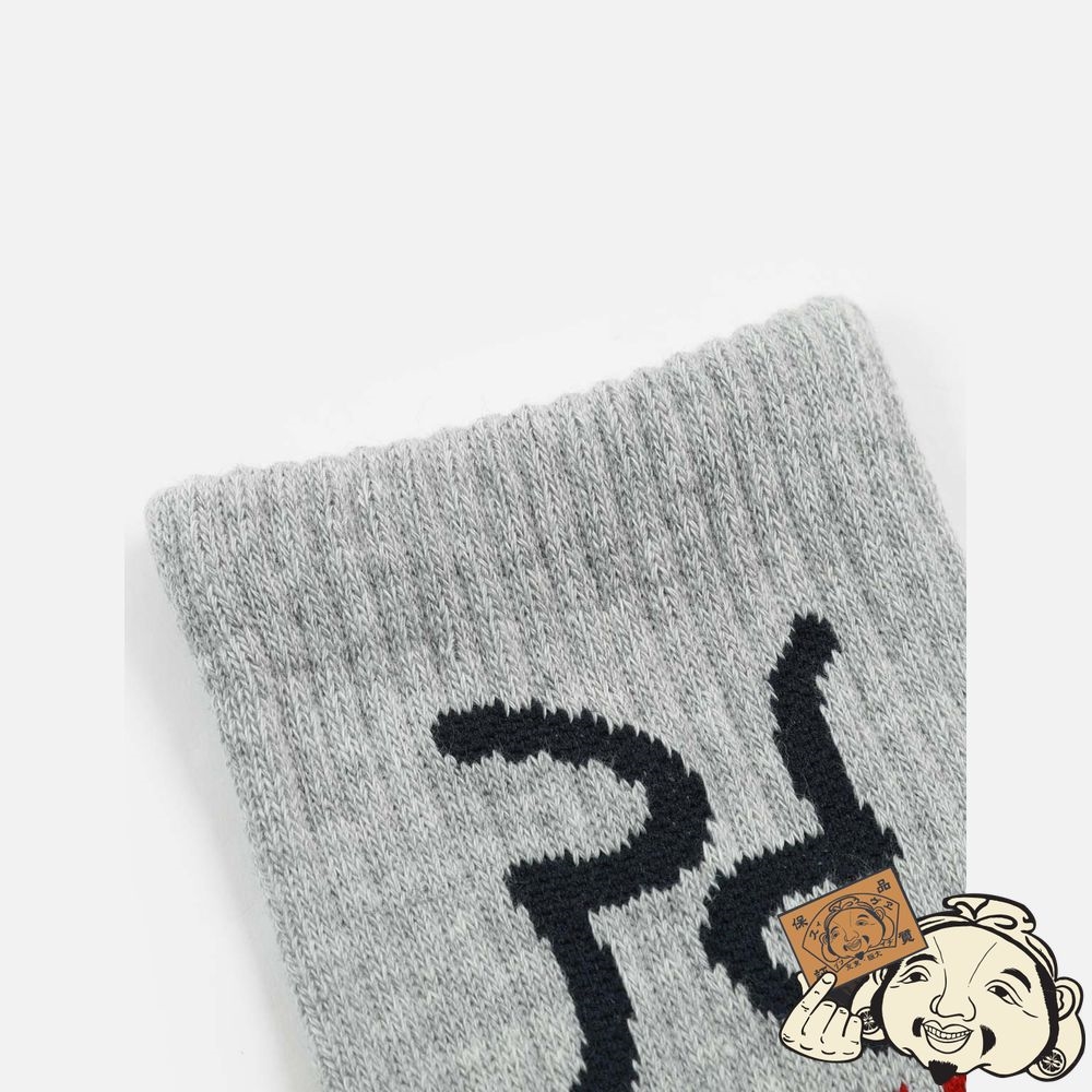 Women Evisu DOUBLE SEAGULL JACQUARD SHORT SOCKS MULTIPLE | 329CJHIOY
