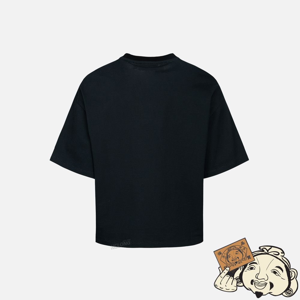 Women Evisu FLORAL COLLAGE PRINT T-SHIRT Noir | 374MEPCJD