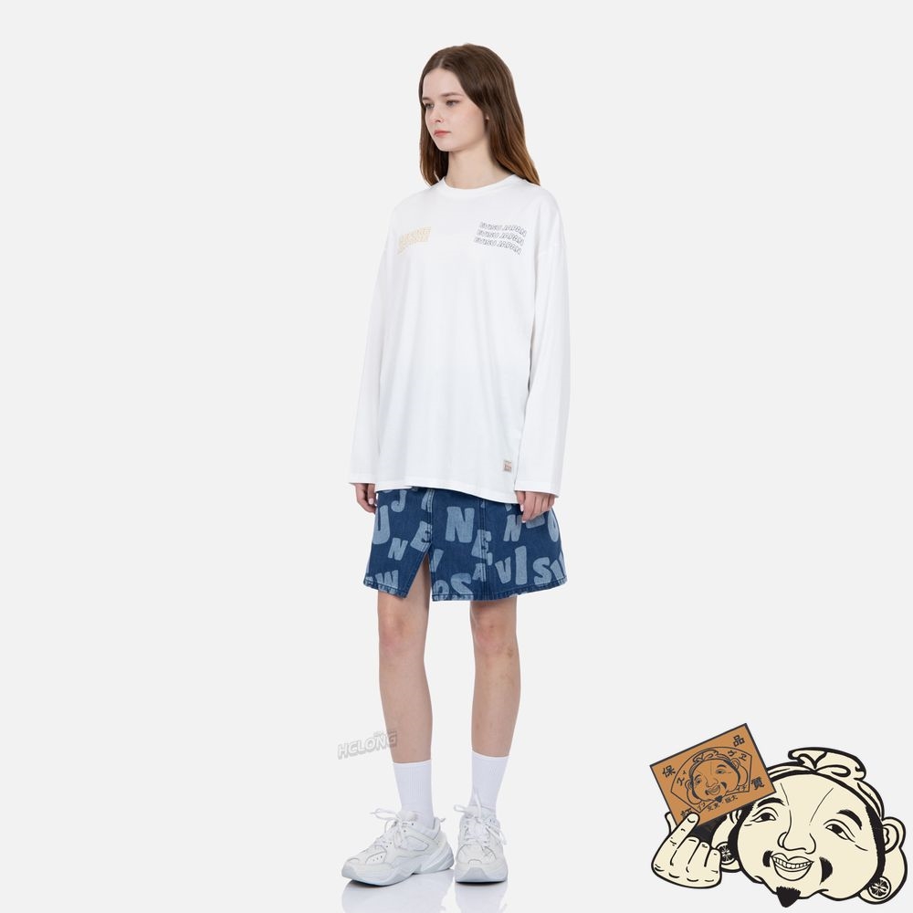 Women Evisu FORTUNE CAT BACK VIEW PRINT T-SHIRT Blanche | 853YWCXHP