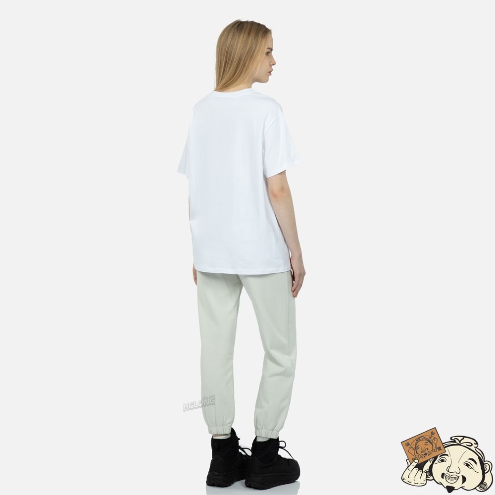 Women Evisu GRADIANT ABSTRACT PATTERN KAMON PRINT T-SHIRT Blanche | 056JLWFYP