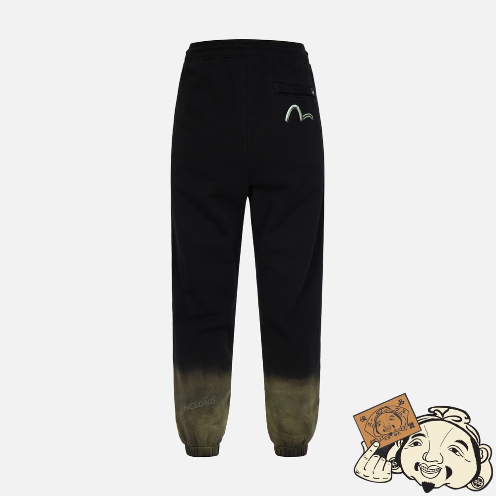 Women Evisu Gradient Spray-dye Sweatpants Noir | 157XZVCYO
