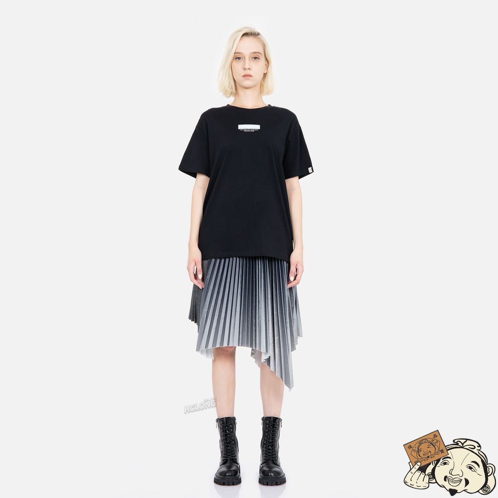 Women Evisu MULTI-SLOGAN PRINT BOYFRIEND T-SHIRT Noir | 902TDGBHM