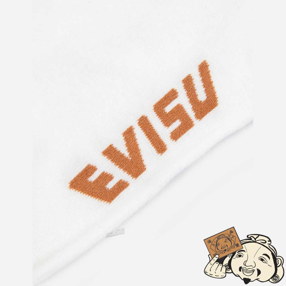 Women Evisu SEAGULL AND DARUMA SPORTS SOCKS Blanche | 189FTNMWJ