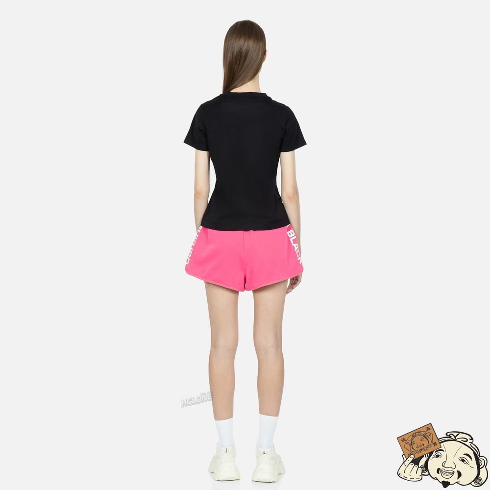 Women Evisu SEAGULL AND LOGO EMBOSSED T-SHIRT Noir | 867YGCBUR