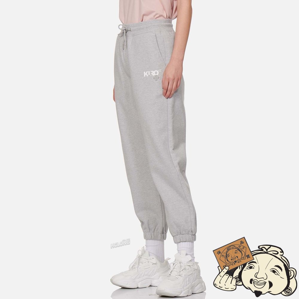 Women Evisu TRIPLE SEAGULL PRINT AND EMBROIDERY SWEATPANTS Grise | 730EJPDHB